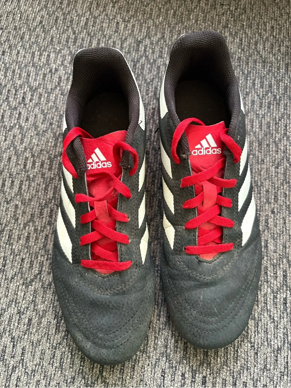 Adidas Goletto VI FG Soccer Cleats Black/Red Men’s 6